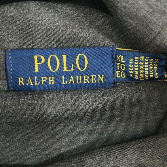 Polo Ralph Lauren Men’s Gray Mock Neck Long Sleeve Shirt – XL – NWT - Picture 4 of 6